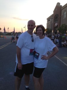 Me and the Wife - Allentown Color Run 2015